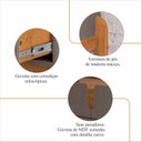 Ver imagem 4 de Aparador para Sala de Estar 2 Gavetas Lizz