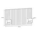 Ver imagem 3 de Conjunto Cabeceira Florença Casal/queen