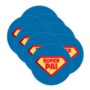 Ver imagem 2 de Kit Sousplat Super Pai Nsw 8 Peças sem Base