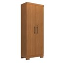 Ver imagem 1 de Armário Multiuso Max Plus 2 Portas Marrom/Cinamomo