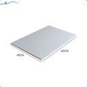 Ver imagem 3 de 1 Prateleira Branca 60X40 Tampo Tabua Mdf Organizadora Decoração Cozinha Quarto Banheiro Sala