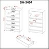 Sapateira 1 Gaveta 5 Prateleiras Sa3404 - 8