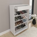 Ver imagem 1 de Sapateira 1 Gaveta 5 Prateleiras SA3404 Branco