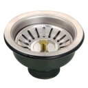 Ver imagem 2 de Ralo Valvula Dreno de Pia 10x10 Filtro Sifao Tubo de Escoamento Cesto Cozinha Lavanderia Lavabo Casa