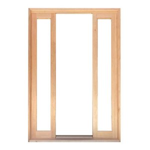 Porta Balcão de Correr de Madeira Padrão Cedro Panorâmico Reto Bat14. Cm- 2.15(a) X 1.80(l)