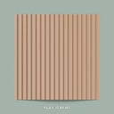 Ver imagem 3 de Painel Ripado Eva Laminado Autocolante 10cm Play | Valor do Metro Creme