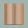 Painel Ripado Eva Laminado Autocolante 10cm Play | Valor do Metro Creme - 3