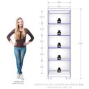 Ver imagem 4 de Armário Multiuso Max Plus 2 Portas Preto/Cinamomo