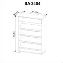 Ver imagem 7 de Sapateira 1 Gaveta 5 Prateleiras Sa3404