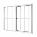 Ver imagem 3 de Janela de Correr Alumínio Branco 02f C/grade Classic