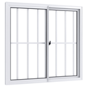 Ver imagem 1 de Janela de Correr Alumínio Branco 02f C/grade Classic