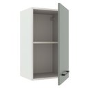 Ver imagem 5 de Armário de Cozinha Aéreo 40 cm 1 Porta Branco/Cinza Agata Madesa