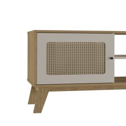 Kit 2 Peças Rack para TV até 75 Polegadas Charlotte com Estante Match - 10