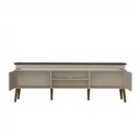 Ver imagem 7 de Conjunto Sala de Estar Rack para TV até 75 pol com LED e Mesa de Centro Lucca com Mesa de Apoio Chic Branco 100% MDF
