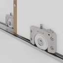 Ver imagem 4 de Guarda Roupa Star Mdf 219cm 2 Portas de Correr com Espelho Branco 9554