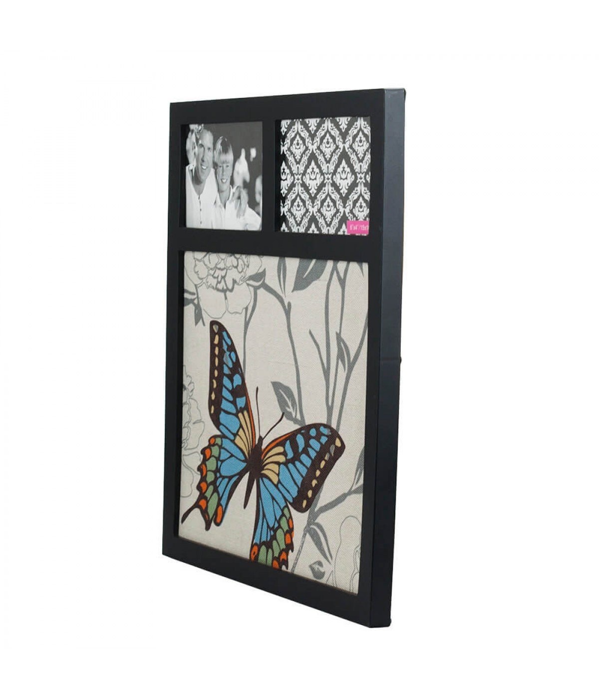 Multi Porta Retrato Preto Plástico 2 Fotos 10x15cm Quadro Fotos Diversos - 3