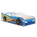 Ver imagem 1 de Cama Carro Vrooom Azul Solteiro com Colchão
