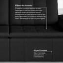 Ver imagem 7 de Sofá Cama Retrátil e Reclinável 4 Lugares 280cm Veludo Palmeira CabeCasa MadeiraOriginals