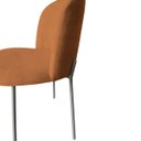 Ver imagem 6 de Kit 2 Cadeiras Sala Jantar Base Aço Cinza Elana Jvb Móveis: Terracota