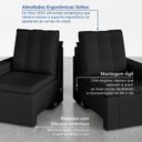 Ver mais imagens de Sofá Cama Retrátil e Reclinável 3 Lugares 180cm Veludo Palmeira CabeCasa MadeiraOriginals