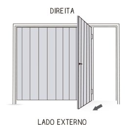Portão Contrapeso de Aço Galvanizado com Grade Tubolar 220x240 Req: 8,7 - 5