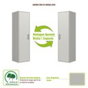 Ver imagem 7 de Armário Multiuso de Lavanderia com 1 Porta Suspenso 39,8cm Multimóveis Crart-ARM006 - Areia