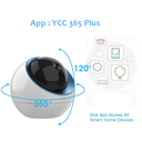 Ver mais imagens de Camera Wifi Ip Baba Eletrônica Gira 360 Graus 1080p Com Sensor De Movimento Áudio Infravermelho