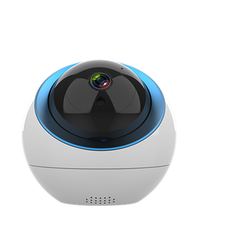 Camera Wifi Ip Baba Eletrônica Gira 360 Graus 1080p Com Sensor De Movimento Áudio Infravermelho