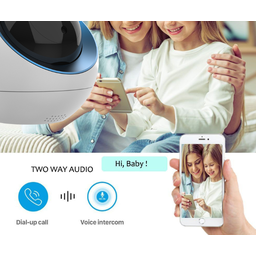 Camera Wifi Ip Baba Eletrônica Gira 360 Graus 1080p Com Sensor De Movimento Áudio Infravermelho - 7