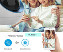 Ver imagem 7 de Camera Wifi Ip Baba Eletrônica Gira 360 Graus 1080p Com Sensor De Movimento Áudio Infravermelho