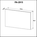 Ver imagem 6 de Painel para TV até 42 Polegadas 136CMX90CM 1 Prateleira PA2915 Marrom