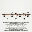 Ver imagem 6 de Corrimão de Madeira Modular Tubular 270x3,8cm