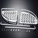 Ver imagem 2 de Suporte Porta Shampoo Sabonete Banheiro Kit 25 Und Aluminio Organizador Sabao Prateleira Casa