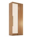 Ver mais imagens de Quarto Modulado de Canto 100% MDF 3 Peças 5 Portas 2 Gavetas Smart Plus Espresso Móveis