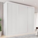 Ver imagem 1 de Guarda-roupa Casal 3 Portas 4 Gavetas Atenas