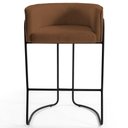 Ver imagem 5 de Kit 4 Banquetas Base Aço Preto B-262 Telha