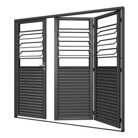 Portão de Abrir Pantografico com 3 Basculas sem Vidro 215x245 Req: 5