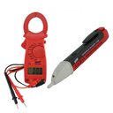 Ver imagem 1 de Kit Detector Tensão Tv-600 Portátil Com Indicação Visual + Alicate Volt Amperímetro Digital Portátil