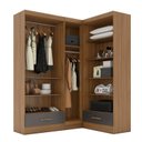 Ver imagem 5 de Quarto Modulado de Canto 3 Peças 5 Portas 2 Gavetas Smart Plus