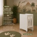 Ver imagem 4 de Berço Evolution 4 em 1 | 100% MDF para Colchão 130x70 cm | Branco/Fosco
