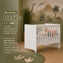 Ver imagem 5 de Berço Evolution 4 em 1 | 100% MDF para Colchão 130x70 cm | Branco/Fosco