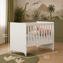 Ver imagem 3 de Berço Evolution 4 em 1 | 100% MDF para Colchão 130x70 cm | Branco/Fosco