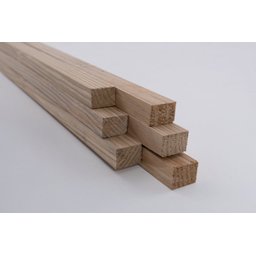 Kit 6 Ripas Aplainadas de Pinus Tratado com Nós 4x3x290 Centímetros - Pensemadeiras - Natural Único - 2