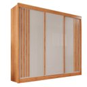 Ver imagem 3 de Guarda-roupa Casal 3 Portas 4 Gavetas Atenas