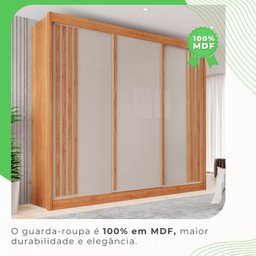 Guarda-roupa Casal 3 Portas 4 Gavetas Atenas - 10 Guarda-roupa Casal 3 Portas 4 Gavetas Atenas - 10
