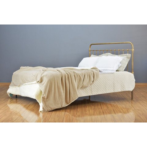 Cama de Ferro Patente King - sem Peseira - Ouro Envelhecido Icamas