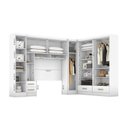 Ver imagem 7 de Quarto de Casal Completo Modulado 5 Peças 6 Portas 4 Gavetas com Maleiro Smart Plus Yescasa Branco