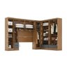 Quarto de Casal Completo 5 Peças 6 Portas 4 Gavetas com Maleiro Smart Plus - 7