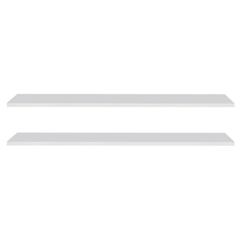 Prateleira Flutuante para Cozinha Kit 2 Suporte Invisível 68cm Yara Branco - Lumil Lumil Móveis