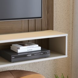 Painel para TV até 55 Polegadas Suspenso 1 Porta Jurerê  - 9